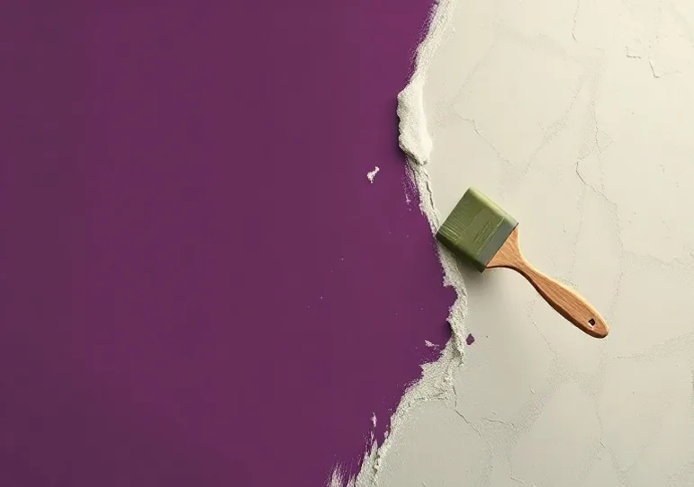 Ponçage et rebouchage des fissures avant mise en peinture
